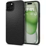 Spigen Liquid Air dėklas iPhone 15 Plus &ndash; juodas