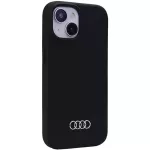 Audi silikoninis dėklas iPhone 15 Plus &ndash; juodas
