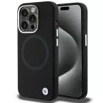 BMW silikoninis MagSafe dėklas iPhone 15 Pro Max &ndash; juodas