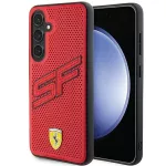 Ferrari Big SF Perforated dėklas Galaxy S24+ &ndash; raudonas