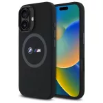BMW M silikoninis MagSafe dėklas iPhone 16 &ndash; juodas