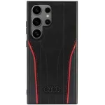 Audi odinis MagSafe dėklas S24 Ultra &ndash; juodai raudonas