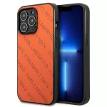 Karl Lagerfeld dėklas iPhone 13 Pro Max &ndash; oranžinis