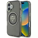 Guess MagSafe dėklas iPhone 16 &ndash; juodas