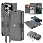 Dux Ducis Lawa odinis MagSafe dėklas iPhone 16 Pro &ndash; pilkas