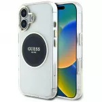 Guess IML MagSafe dėklas iPhone 16 &ndash; juodas