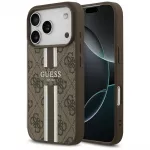 Guess MagSafe dėklas iPhone 17 Pro &ndash; rudas
