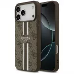 Guess MagSafe dėklas iPhone 17 Pro Max &ndash; rudas