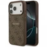 Guess MagSafe dėklas iPhone 17 Pro &ndash; rudas