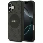 Guess 4G Circle Classic Logo MagSafe dėklas iPhone 17 - juodas