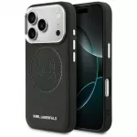 Karl Lagerfeld K Head Point logotipas MagSafe Dėklas, skirtas iPhone 17 Pro - juodas