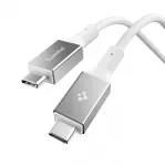 Spigen Essential Laidas EB24015CC USB-C / USB-C 240W 150cm - baltas