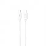 Dudao L4C USB-C / USB-C 30W 2m laidas - baltas