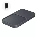Samsung Duo EP-P5400TBEGEU 15W indukcinis įkroviklis su sieniniu įkrovikliu ir maitinimo laidu - juodas