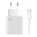 Xiaomi BHR9462EU 120W 6A USB-A sieninis įkroviklis su USB-C laidu - baltas