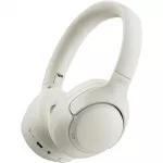 QCY H3 ant ausinės uždedamos ausinės su ANC Bluetooth 5.4 Hi-Res Audio &ndash; balta