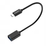 Wozinsky WOTGY1S USB-C 3.0 (vyri&scaron;kas) &ndash; USB-A 3.0 (moteri&scaron;kas) OTG adapteris &ndash; juodas