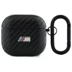 BMW AirPods 4 dėklas &ndash; juodas PU Carbon M Collection