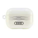 Audi IML geometrinio ra&scaron;to dėklas AirPods Pro 2 &ndash; baltas