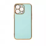 Lighting Color dėklas iPhone 12 Pro Max &ndash; mėtų, auksiniai kra&scaron;tai