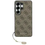 Guess 4G Classic Logo Charm MagSafe dėklas Samsung Galaxy S26 Ultra - Rudas