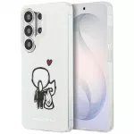 Karl Lagerfeld IML Karl&Choupette MagSafe dėklas Samsung Galaxy S26 Ultra - skaidrus