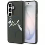 Karl Lagerfeld IML KC Script MagSafe dėklas Samsung Galaxy S26 - juodas