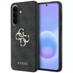 Guess Leather 4G Metal Logo dėklas Samsung Galaxy A57 5G - juodas