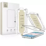 Tech-Protect Quick Set AR+ antiatspindžinis stiklas Samsung Galaxy S26 - Juodas