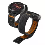 Spigen Athlex Air dirželis, skirtas Garmin Quick Release 22 mm &ndash; juodai oranžinis