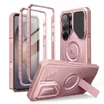 Tech-Protect Kevlar MagSafe 2-Set dėklas Samsung Galaxy S26 Ultra - Rožinis