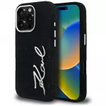 Karl Lagerfeld FW Jeans Signature Logo iPhone 16 Pro Max dėklas - Juoda