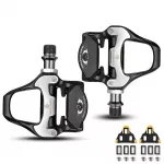 Rockbros LP-RD2BK SPD sistemos pedalų flekai - juoda