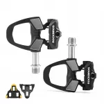 Rockbros RD9 SPD anglies pluo&scaron;to ir titano lydinių pedalų - juodi