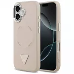 Guess Triangle Logo MagSafe dėklas iPhone 17 - rožinė
