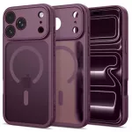 Tech-Protect BasicMag MagSafe dėklas Apple iPhone 17 Pro / 18 Pro - Matinis tamsusis vy&scaron;ninis