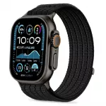 Tech-Protect nailoninė sportinė Apple Watch 44 / 45 / 46 / 49 mm apyrankė - juoda