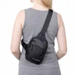 Wozinsky WMS-W1 Unisex Mini Pečių Krep&scaron;ys Neperlaidus Vandeniui su Dviem Dalimis Telefonui - Juodas