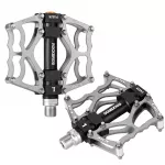 Rockbros JT201012LS 2010-12L Aliuminio platformos dviračio pedalai - sidabriniai