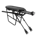 Rockbros RBHJ-1 Black Diamond dviračio bagažinė su purvo apsauga ir greitojo atleidimo sistema 26-29" kalnų dviračiams - juoda