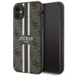 Guess MagSafe dėklas iPhone 11/XR &ndash; rudas