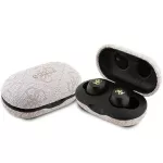 Guess 4G Metal Logo TWS ausinės su ENC ir dėklu &ndash; rožinės