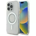 Guess MagSafe dėklas iPhone 16 Pro Max &ndash; baltas