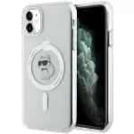 Karl Lagerfeld MagSafe dėklas iPhone 11/XR &ndash; skaidrus