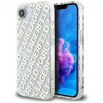 Karl Lagerfeld IML Repeat Logo dėklas iPhone 16e &ndash; auksinis