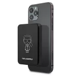 Karl Lagerfeld 3000mAh indukcinis i&scaron;orinis akumuliatorius su MagSafe - juodas