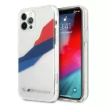 BMW Motorsport trispalvis dėklas iPhone 12 Pro Max &ndash; skaidrus