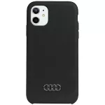 Audi silikoninis dėklas iPhone 11 / XR &ndash; juodas