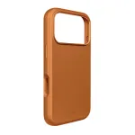 Puro Icon Mag Pro Liquid Silicone Case, skirtas iPhone 17 Pro, MagSafe Suderinamas, su fotoaparato apsauga ir aliuminio mygtukais &ndash; oranžinė