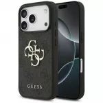 Guess 4G Big Logo dėklas skirtas iPhone 17 Pro / 18 Pro - Juoda